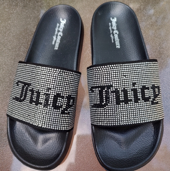 Juicy Couture slides size 9 - Picture 1 of 4